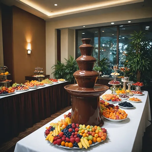 Organiser un événement inoubliable grâce à la location d’une fontaine au chocolat