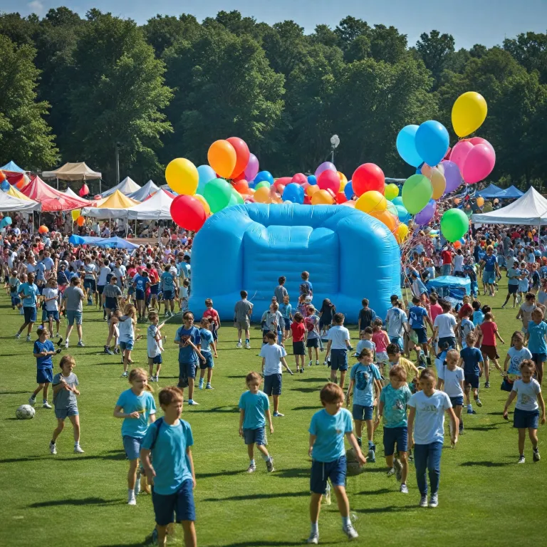 Organiser un événement réussi avec un terrain de foot gonflable